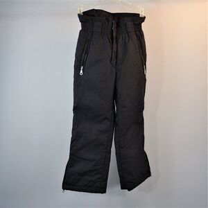 Sportalm Kidz Buhel Austria Black Snow Pants Size 128 US Kids Unisex Size 7-8